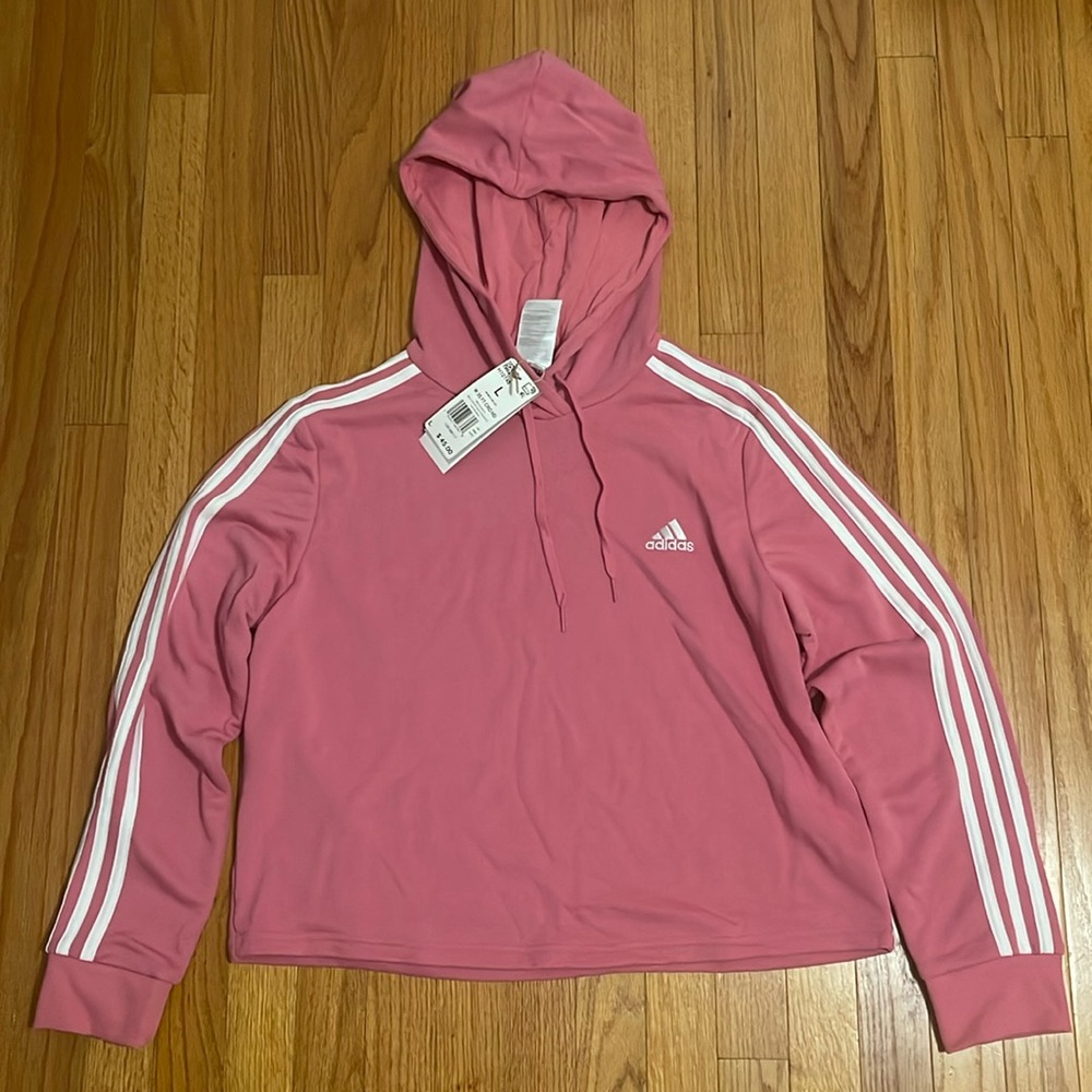NWT Adidas cropped hoodie